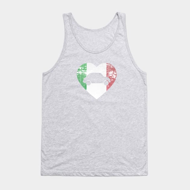 I Heart Fiat 500s Tank Top by The Lemon Stationery & Gift Co